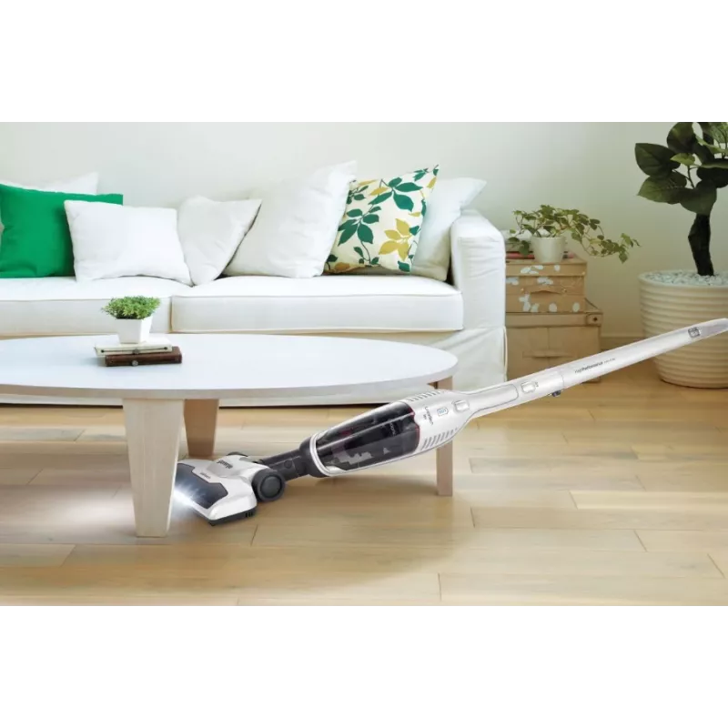 Gorenje SVC180FW 2-in-1 kātslota putekļsūcējs, akumulators, sausā tīrīšana, HEPA, bez maisa, 0.6 L, balts