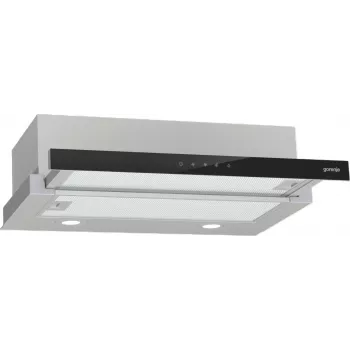 Gorenje TH64E3SGB tvaika nosūcējs daļēji iebūvējams (izvelkams) nerūsējošais tērauds 350 m³/h