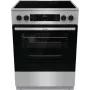 Gorenje GECS6C70XC brīvi stāvoša plīts ar elektrisko spirāles virsmu, nerūsējošais tērauds
