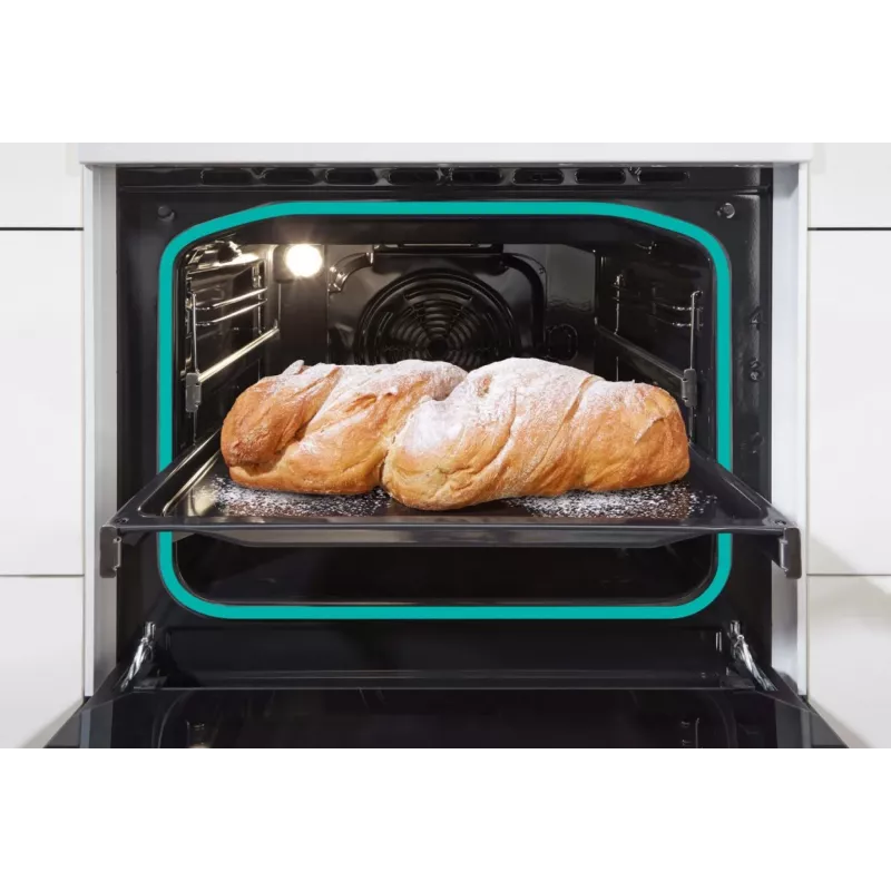 Gorenje GECS6C70XC brīvi stāvoša plīts ar elektrisko spirāles virsmu, nerūsējošais tērauds