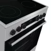 Gorenje GECS6C70XC brīvi stāvoša plīts ar elektrisko spirāles virsmu, nerūsējošais tērauds