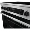 Gorenje GECS6C70XC brīvi stāvoša plīts ar elektrisko spirāles virsmu, nerūsējošais tērauds