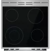 Gorenje GECS6C70XC brīvi stāvoša plīts ar elektrisko spirāles virsmu, nerūsējošais tērauds