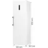 Gorenje FN619EAW6 Brīvi stāvošs saldētavas skapis 280 L Balts