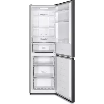 Gorenje Kombinētais ledusskapis NRK619CABXL4, 304 L, 6 kg/24h, C klase, Fresh Zone nodalījums, Melns