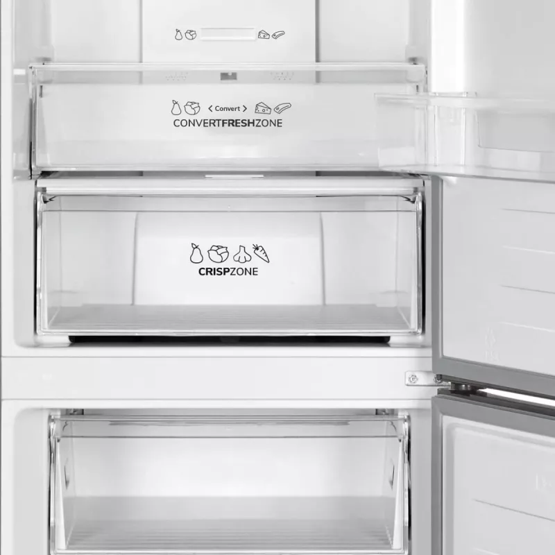 Gorenje Kombinētais ledusskapis NRK619CABXL4, 304 L, 6 kg/24h, C klase, Fresh Zone nodalījums, Melns