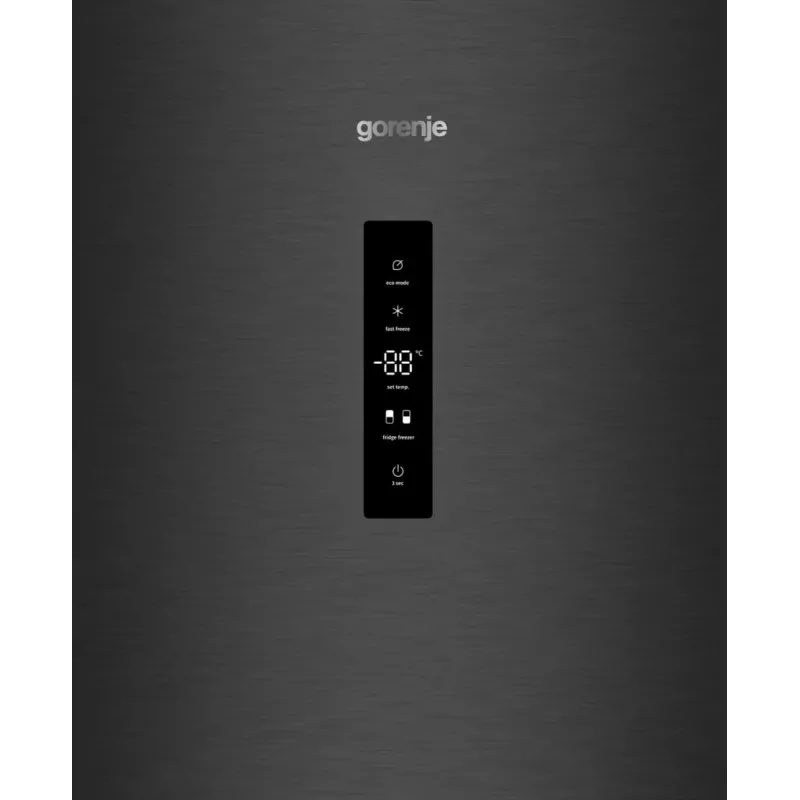 Gorenje Kombinētais ledusskapis NRK619CABXL4, 304 L, 6 kg/24h, C klase, Fresh Zone nodalījums, Melns