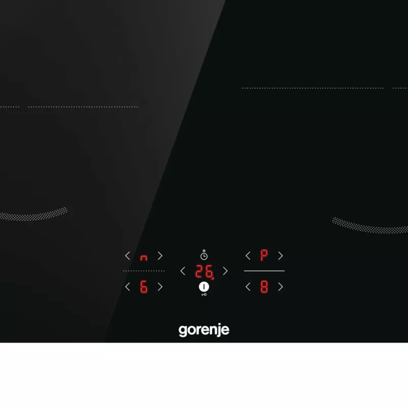 Gorenje GI6421BSC Indukcijas plīts, melna, iebūvējama, 59.5 cm, stikla keramika, 4 zonas