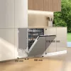 Gorenje GV642C65 Pilnībā iebūvējamā trauku mazgājamā mašīna, 14 komplekti