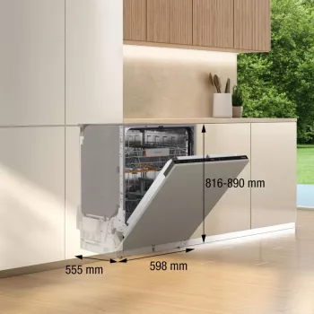 Gorenje GV642C65 Pilnībā iebūvējamā trauku mazgājamā mašīna, 14 komplekti