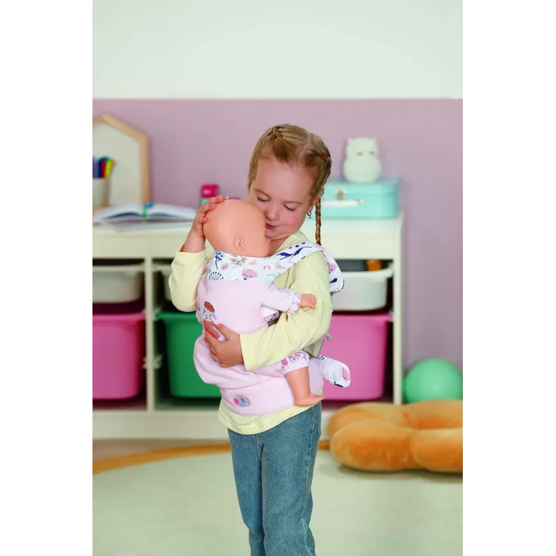 BABY born Baby Carrier Flower bērnu ratiņi lellēm
