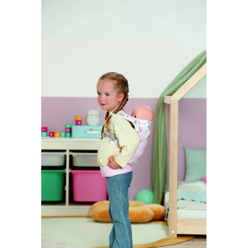 BABY born Baby Carrier Flower bērnu ratiņi lellēm