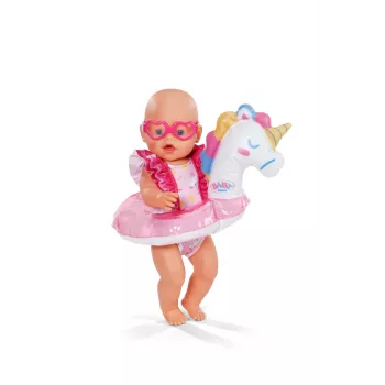 BABY born Swim Set Unicorn 43cm - lelles peldkostīms ar vienradža tēmu