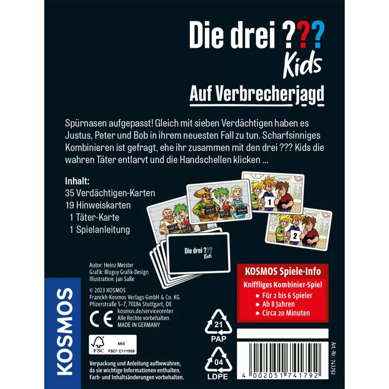 Kāršu spēle Kosmos 74179 Detektīvs