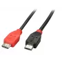 Lindy 2m USB 2.0 Micro-B uz Micro-B OTG kabelis, 2 m, Micro-USB B, Micro-USB B, USB 2.0, vīriešu/vīriešu, melns