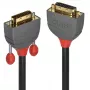 Lindy 2m DVI-D Dual Link pagarinātājkabelis, Anthra Line, 2 m, DVI-D, DVI-I, vīrišķais, sievišķais, melns