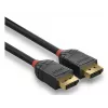 Lindy 36515 DisplayPort kabelis 0.5 m Melns