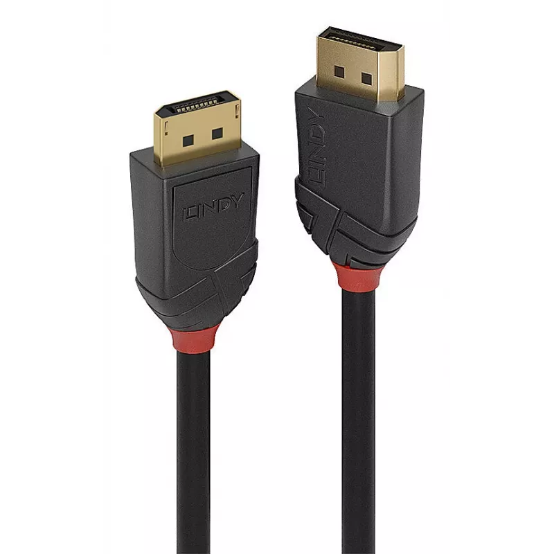 Lindy 36521 DisplayPort kabelis 2 m Melns