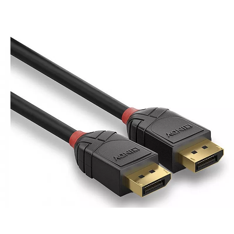 Lindy 36521 DisplayPort kabelis 2 m Melns