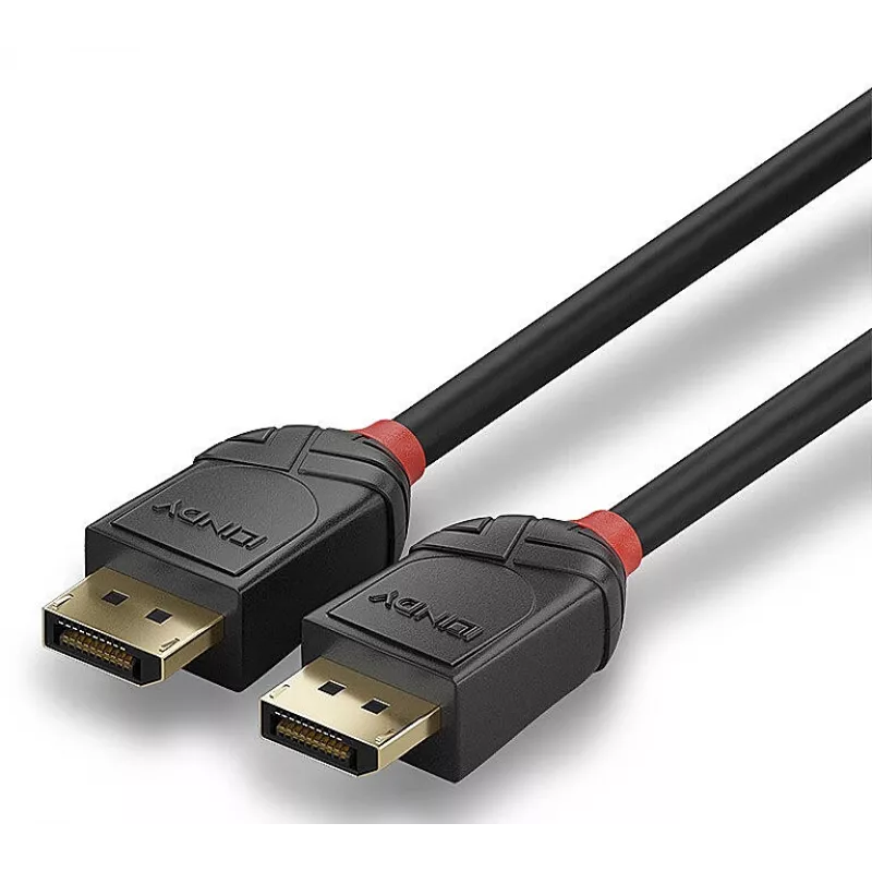 Lindy 36521 DisplayPort kabelis 2 m Melns