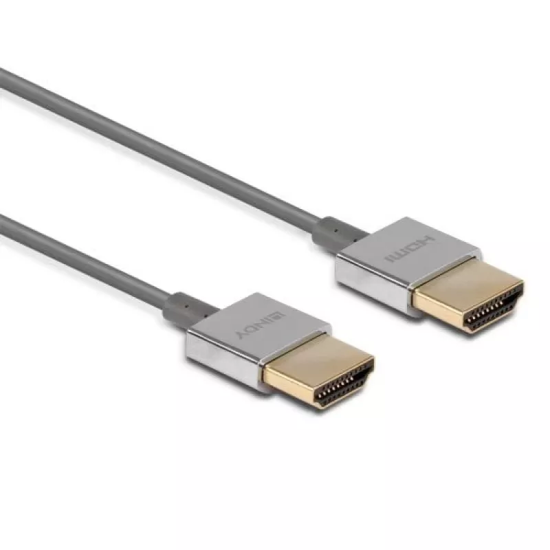 Lindy Ultra High Speed HDMI Slim kabelis 1m, balts