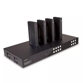 Lindy 150m Cat.6 4x4 HDMI 4K60 HDBaseT Matricas Pagarinātājs