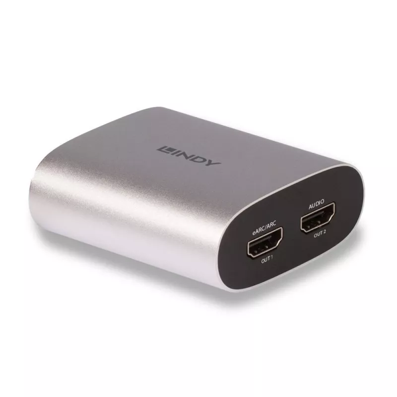 Lindy 4K60 HDMI eARC audio ekstraktors, Micro-USB B