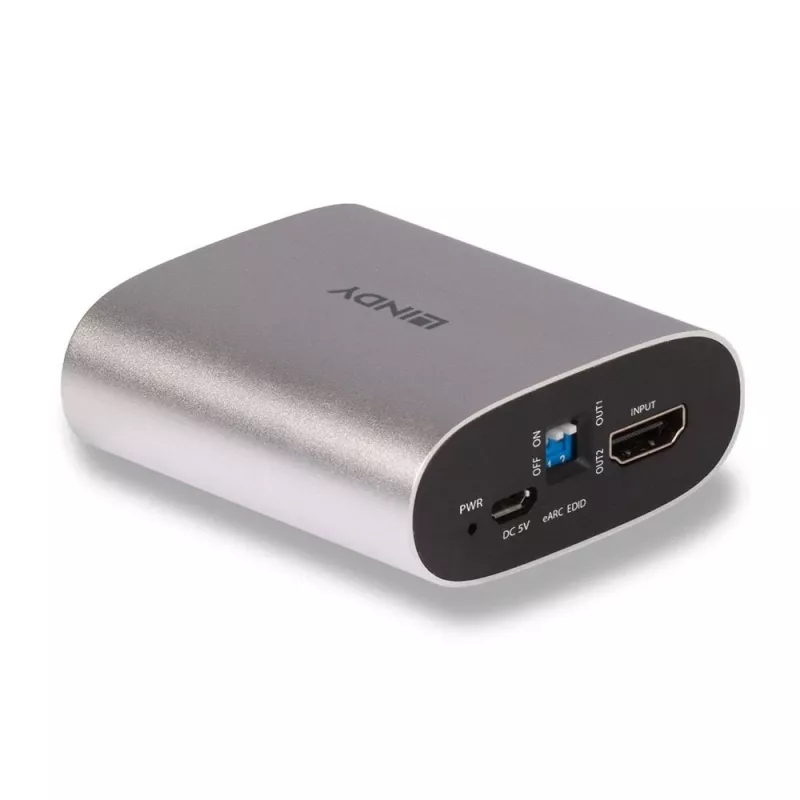 Lindy 4K60 HDMI eARC audio ekstraktors, Micro-USB B