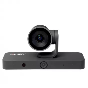 Lindy 38422 videokonferences kamera 8 MP melna 3840 x 2160 pikseļi 30 fps