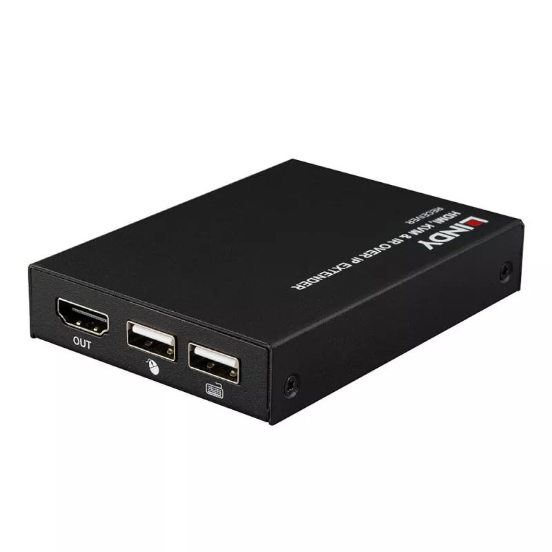 Lindy HDMI, KVM & IR over IP uztvērējs