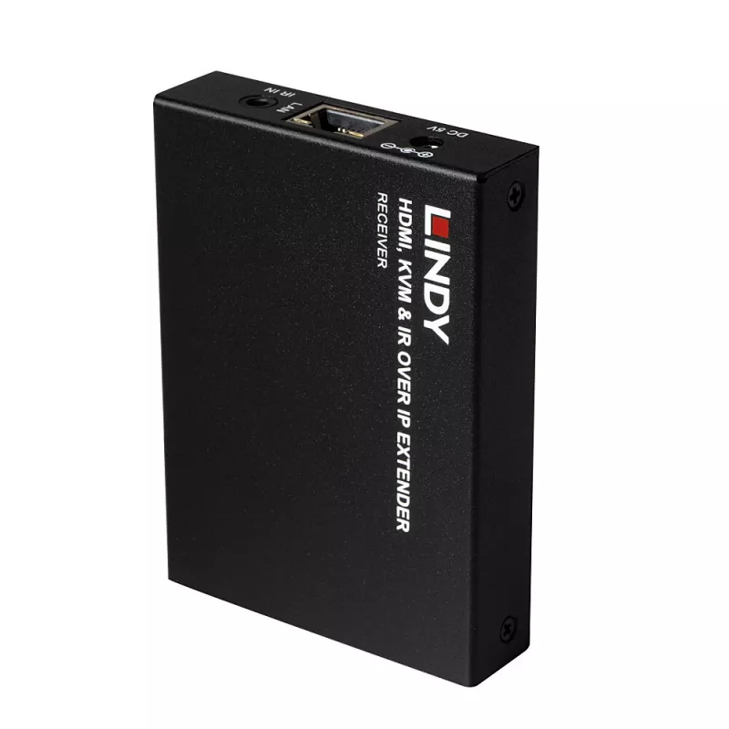 Lindy HDMI, KVM & IR over IP uztvērējs