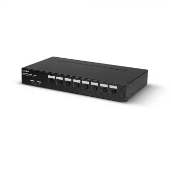 Lindy 39538 KVM slēdzis, 1U, 19 inch plaukts, melns
