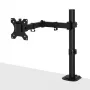 Lindy Single Adjustable Display Mount, 8 kg, 33 cm (13 colli), 81.3 cm (32 colli), 75 x 75 mm, 100 x 100 mm, Melns