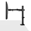 Lindy Single Adjustable Display Mount, 8 kg, 33 cm (13 colli), 81.3 cm (32 colli), 75 x 75 mm, 100 x 100 mm, Melns