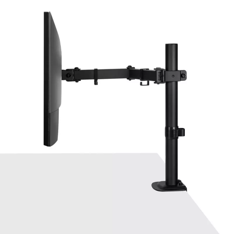 Lindy Single Adjustable Display Mount, 8 kg, 33 cm (13 colli), 81.3 cm (32 colli), 75 x 75 mm, 100 x 100 mm, Melns