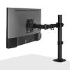 Lindy Single Adjustable Display Mount, 8 kg, 33 cm (13 colli), 81.3 cm (32 colli), 75 x 75 mm, 100 x 100 mm, Melns