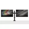 Lindy Dual Adjustable Display Mount, 8 kg, 33 cm (13 colli), 81.3 cm (32 colli), 75 x 75 mm, 100 x 100 mm, Melns