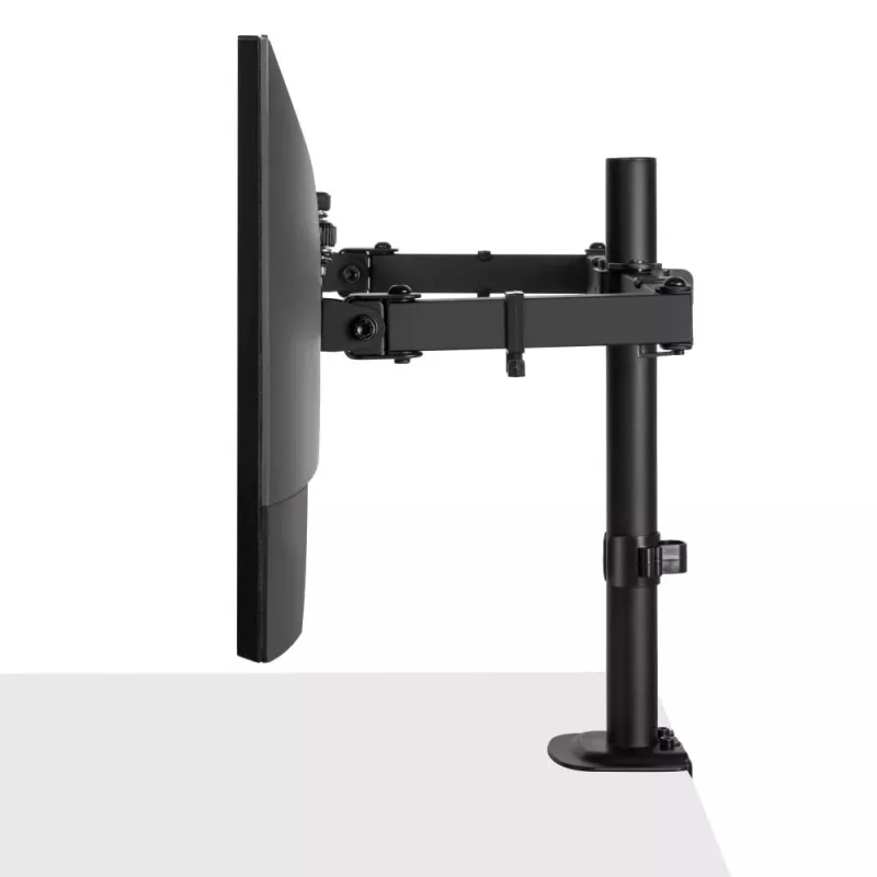 Lindy Dual Adjustable Display Mount, 8 kg, 33 cm (13 colli), 81.3 cm (32 colli), 75 x 75 mm, 100 x 100 mm, Melns