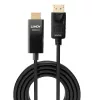 Lindy 3m aktīvais DisplayPort–HDMI kabelis ar HDR, 3 m, DisplayPort, HDMI Type A (Standarta), Tēviņš, Tēviņš, Taisns