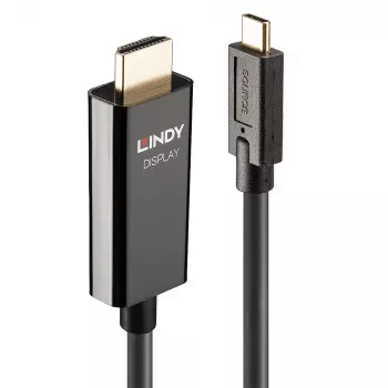 Lindy 10m USB Type-C uz HDMI 4K60 Adaptera Kabelis ar HDR
