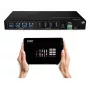 Lindy 4x4 USB 3.2 Gen 1 Matricas Slēdzis, 5 Gbit/s, Melns, Metāls, Rotācijas, CE, FCC, RoHS & REACH, USB Type-A, USB Type-B