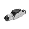 Lindy RJ-45 Cat.6/6A Bezinstrumentu Lauka Spraudnis, RJ45, Melns, Sudrabs, Metāls, CE, REACH, RoHS, UKCA, 240 g, 133 mm