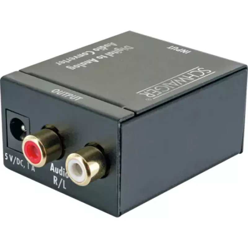 SCHWAIGER ADW200 513 Melns – Barošanas bloks 5V/1A kompaktam lietojumam