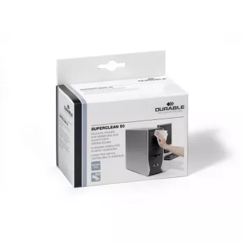 Durable 578802 iekārtu tīrīšanas salvetes (50 iepakojumā)