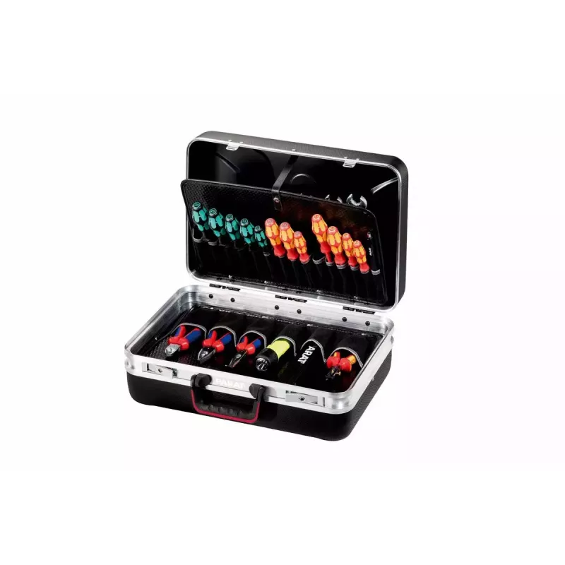 Instrumentu kaste Parat SILVER Style Black Aluminium Plastic