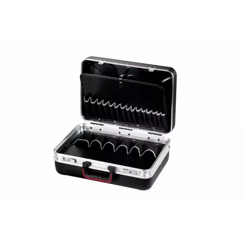 Instrumentu kaste Parat SILVER Style Black Aluminium Plastic