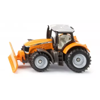 Siku Massey Ferguson ar sniega lāpstu - Traktora modelis, salikts