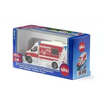 Siku Mercedes-Benz Sprinter Miesen Type C Ātrās palīdzības auto modelis 1:50