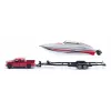 Siku Ford F150 ar motorlaivu auto modelis 1:50 salikts komplekts