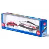 Siku Ford F150 ar motorlaivu auto modelis 1:50 salikts komplekts